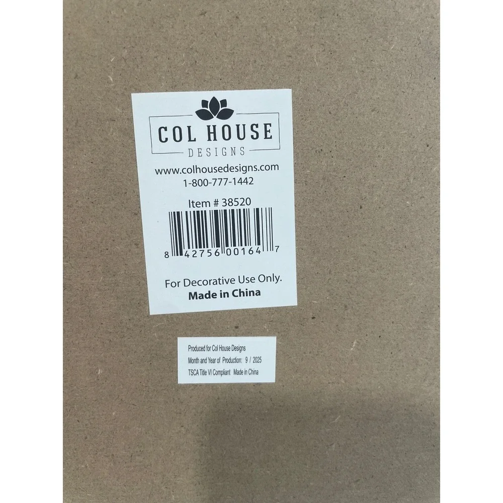 Col House Designs P Cottontail Easter Egg Farm Rustic Farmhouse Wall Sign 11.5in - Picture 5 of 9